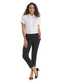 Ladies Poplin Half Sleeve Shirt