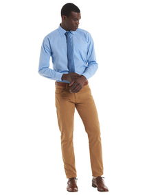 Men's Long Sleeve Poplin Shirt