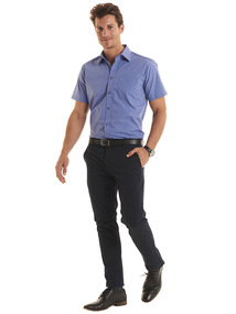 Men's Short Sleeve Poplin Shirt