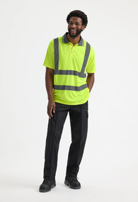Hi Viz Short Sleeve Polo Shirt