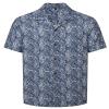 White/Navy Leaf