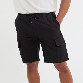 Mens Drawstring Cargo Utility Shorts