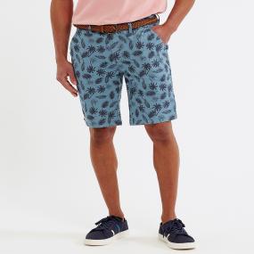 Mens Palm Print Shorts