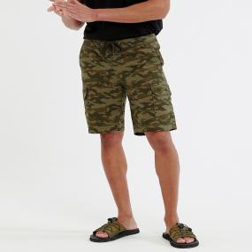 Mens Camo Cargo Utility Shorts