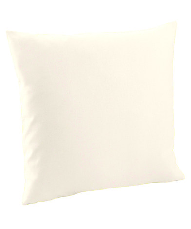 Fairtrade Cotton Canvas Cushion Cover In Natural