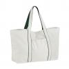 Soft White/Bottle Green