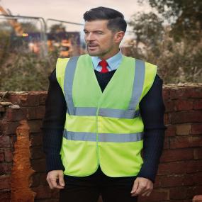 Hi-vis 2-band-and-braces Waistcoat (HVW100)
