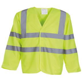 Hi-vis Long Sleeve Waistcoat (HVJ200)