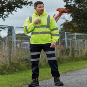 Hi-vis Zip Hoodie (HVK07)