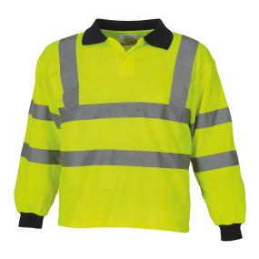 Hi-vis Long Sleeve Polo (HVJ310)