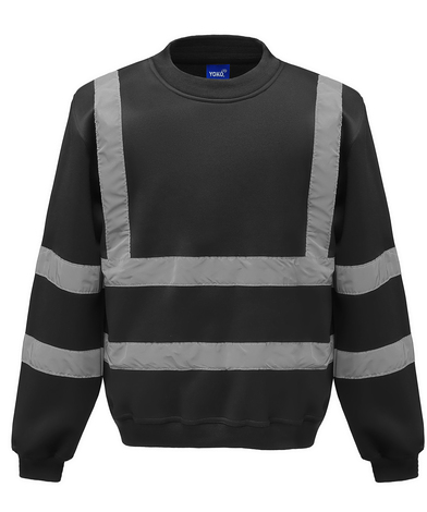 Hi-vis Sweatshirt (HVJ510) In Black