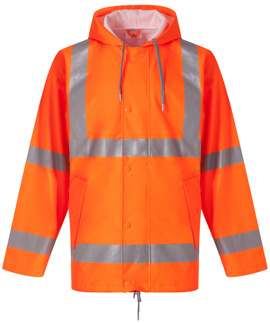Hi-vis Soft Flex Breathable U-dry Jacket (HVS450) In Orange
