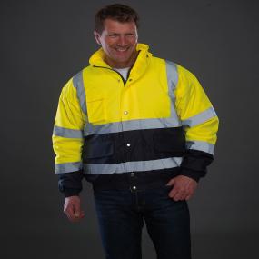 Hi-vis Two-tone Bomber Jacket (HVP218)