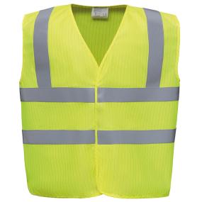 Hi-vis Flame-retardant Anti-static Waistcoat (HVW100ASFR)