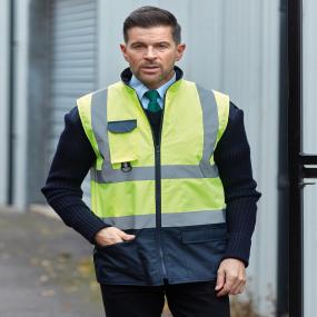 Hi-vis Padded Bodywarmer (HV005)