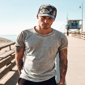 Camo Trucker Cap (6606C)