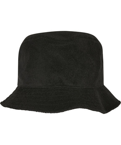 Frottee Bucket Hat (5003FB) In Black