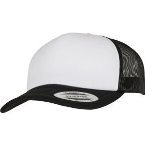 YP Classics Curved Foam Trucker Cap  White Front (6320W)