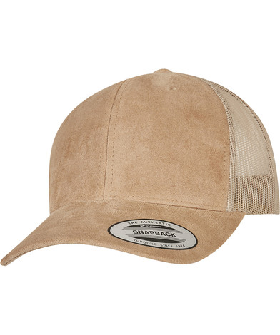 Flexfit by Yupoong - Imitation Suede Leather Trucker Cap (6606SU)